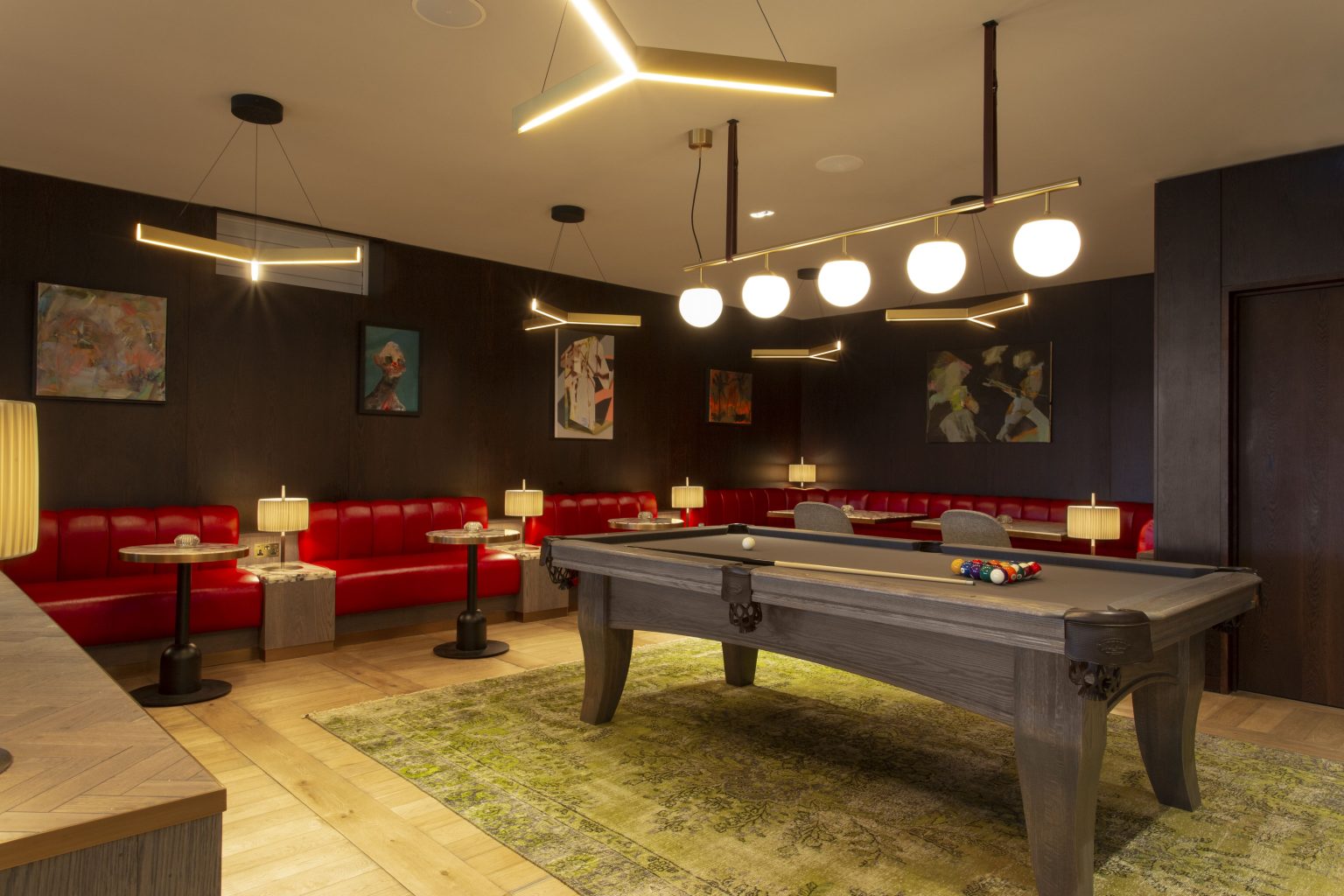 pool table at dundonald links